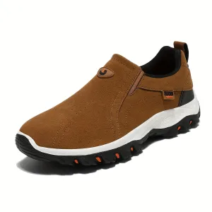 Comfy Non Slip Solid Color Slip On Sneakers for Men