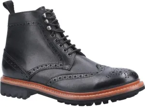 Cotswold Rissington Commando Mens Leather Brogue Boots