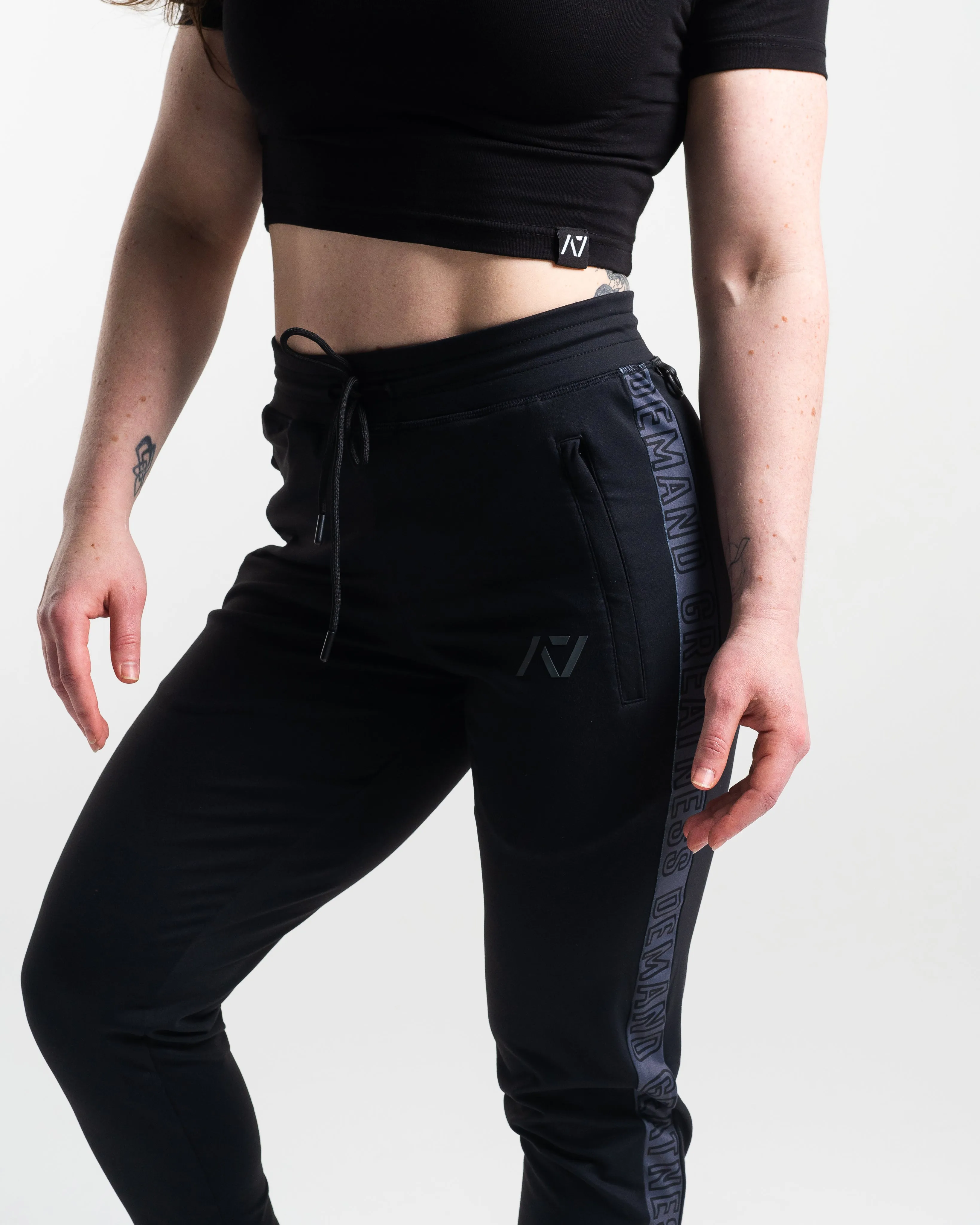 Crest Bar Grip Women's Crop - Stealth