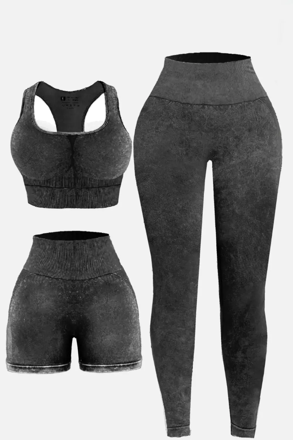 Denim Luxe Athleisure Set