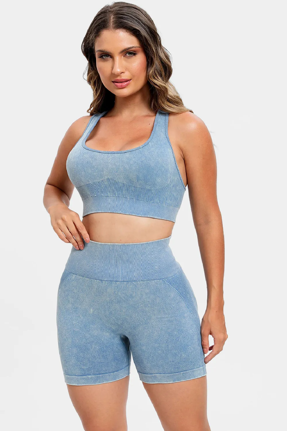 Denim Luxe Athleisure Set
