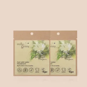 Deodorant Refills in Pack of 2 Cotton Fresh