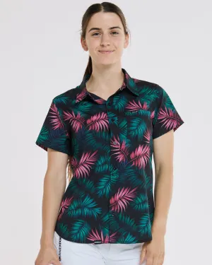 DHARCO Womens Tech Party Shirt | Dark Fern