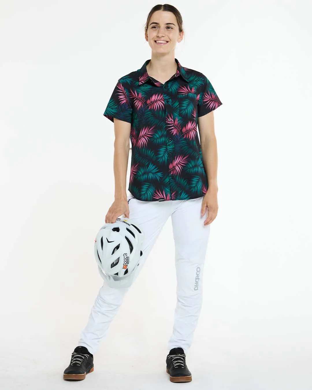 DHARCO Womens Tech Party Shirt | Dark Fern