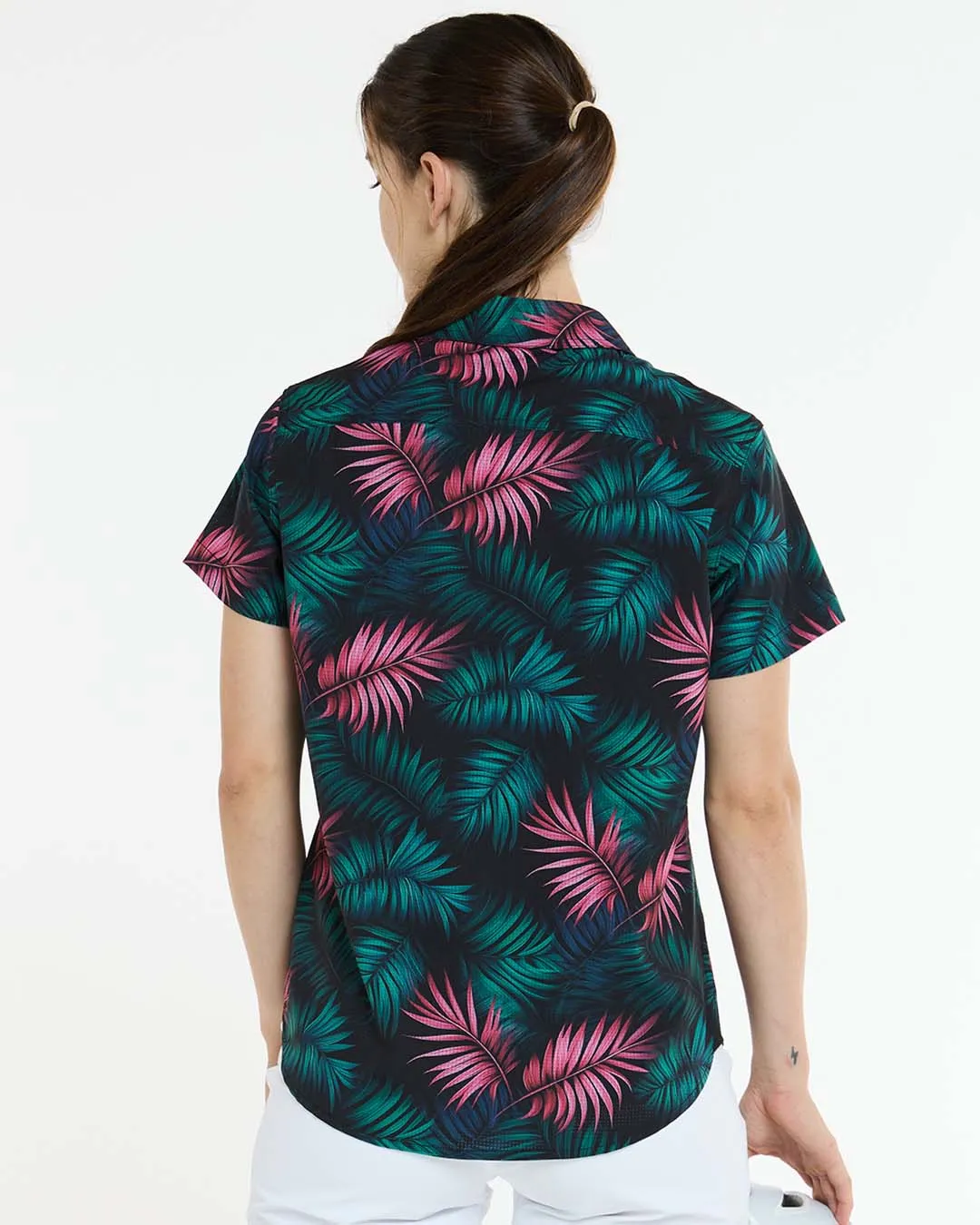 DHARCO Womens Tech Party Shirt | Dark Fern