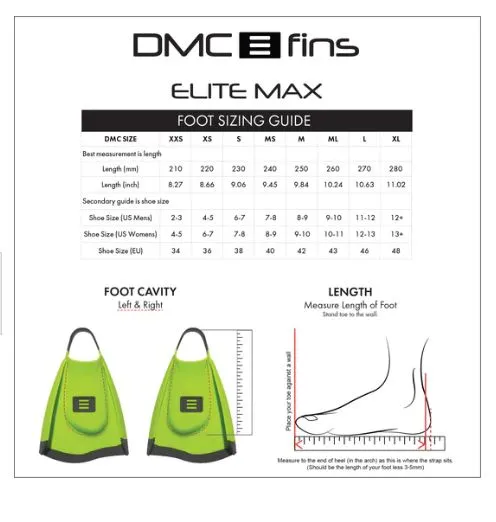 DMC Elite Max swim / bodyboard fins Blue