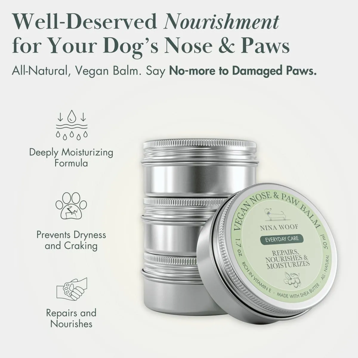 Dog Vegan Nose and Paw Balm