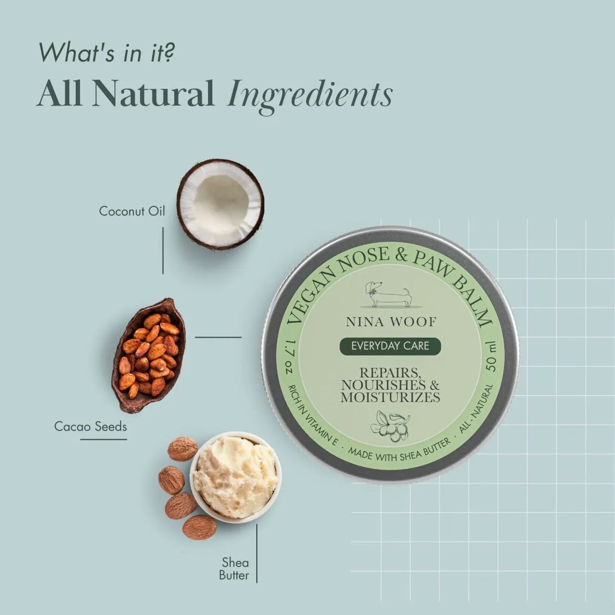 Dog Vegan Nose and Paw Balm