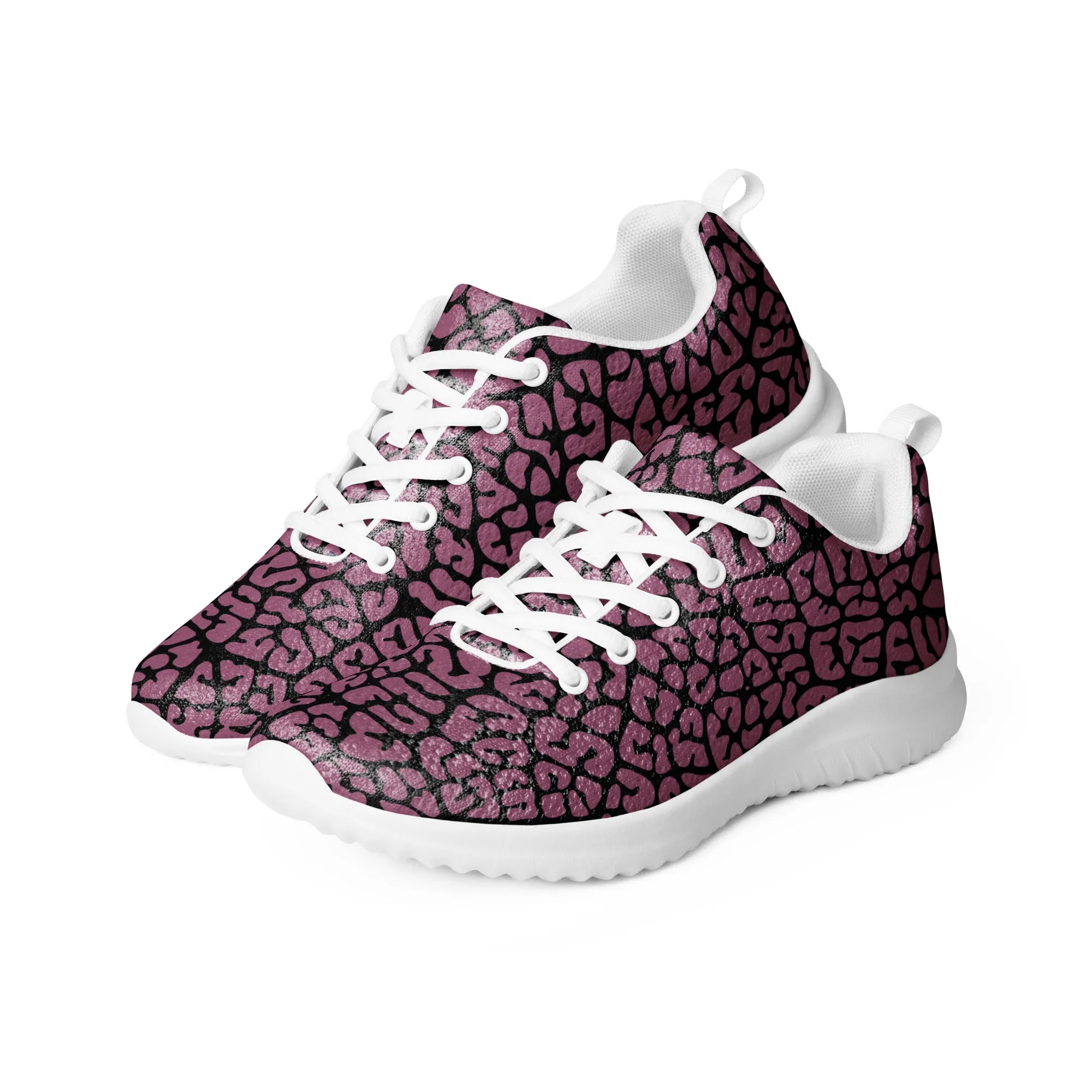 Dusky Crackle Pattern Athletic Shoes