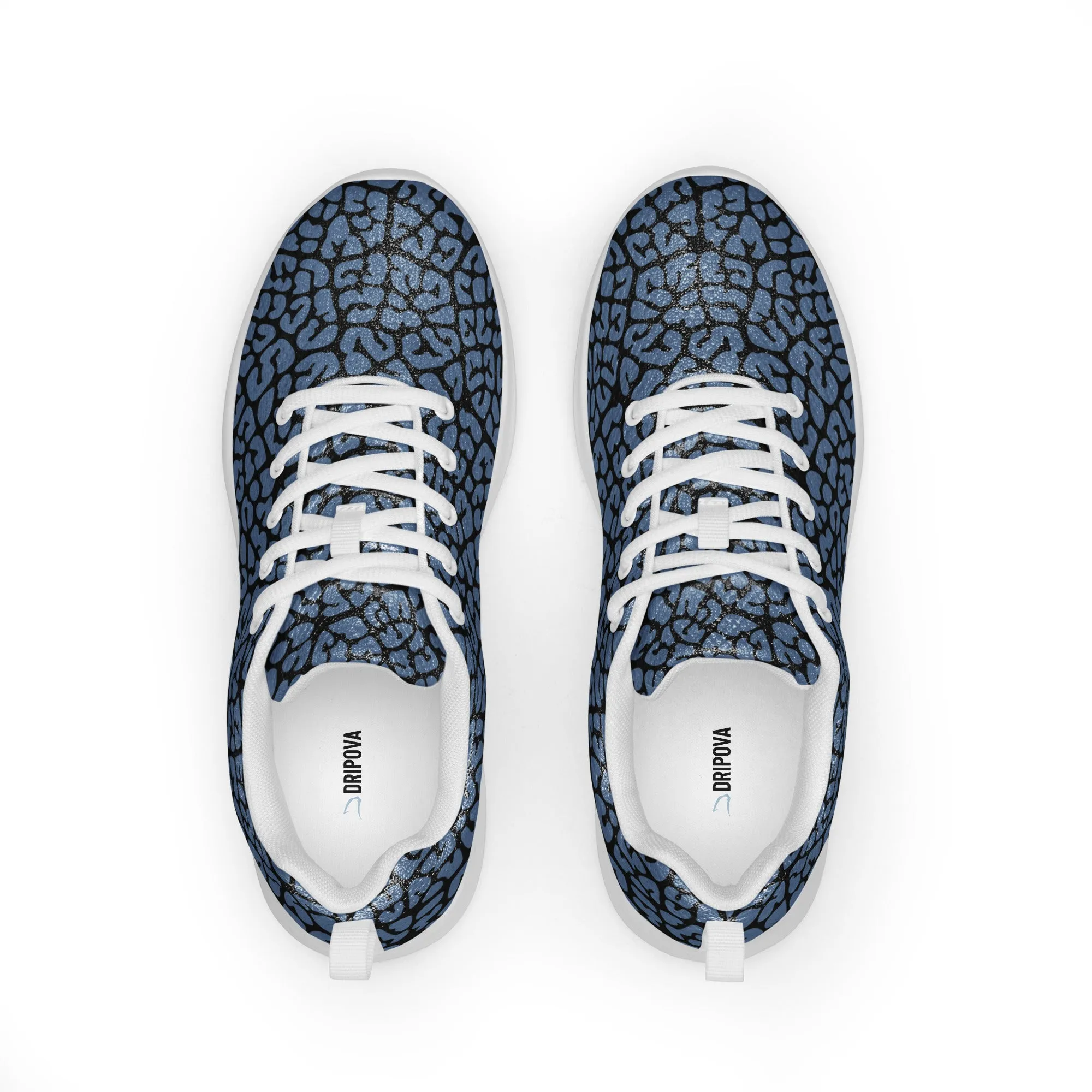 Dusky Crackle Pattern Athletic Shoes