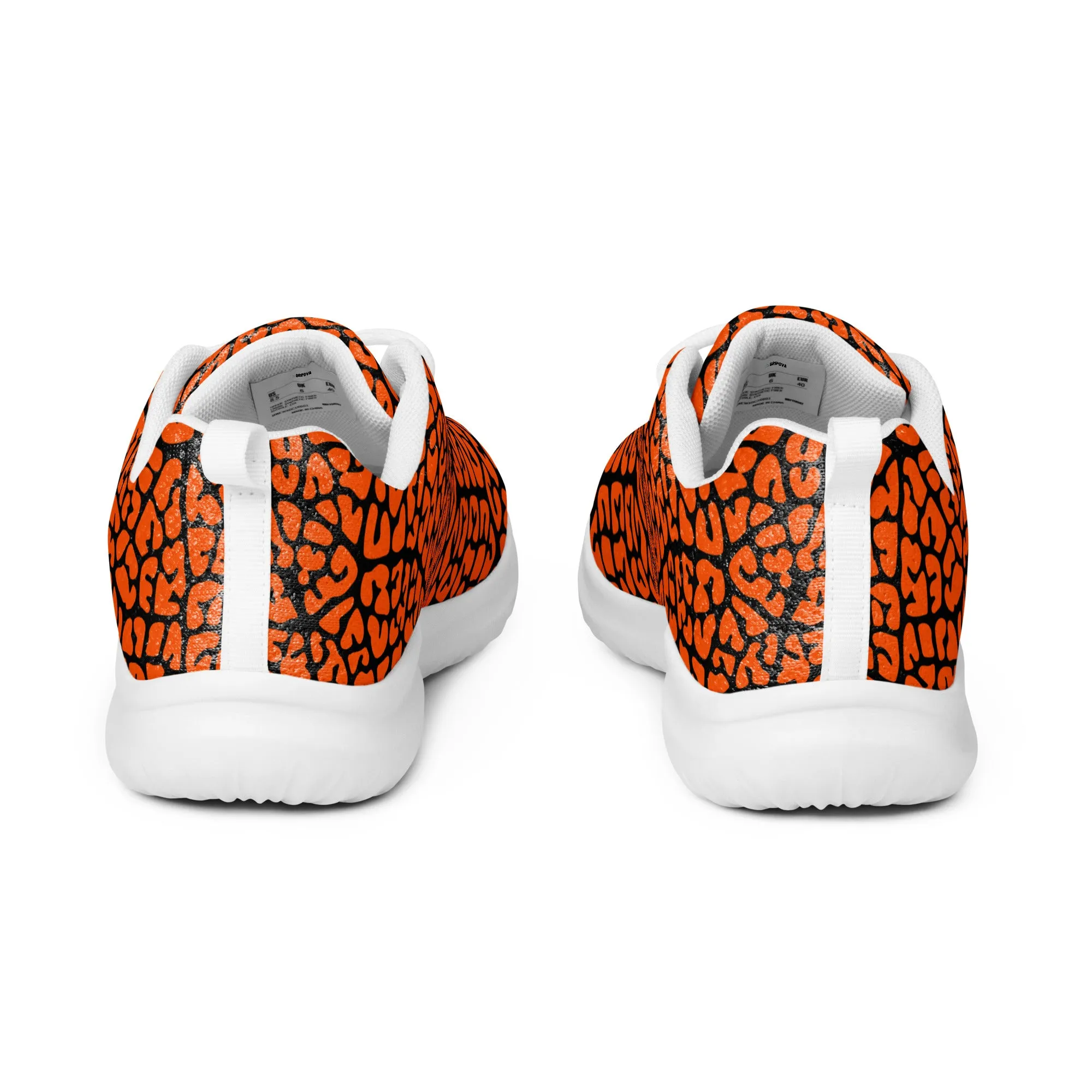 Dusky Crackle Pattern Athletic Shoes