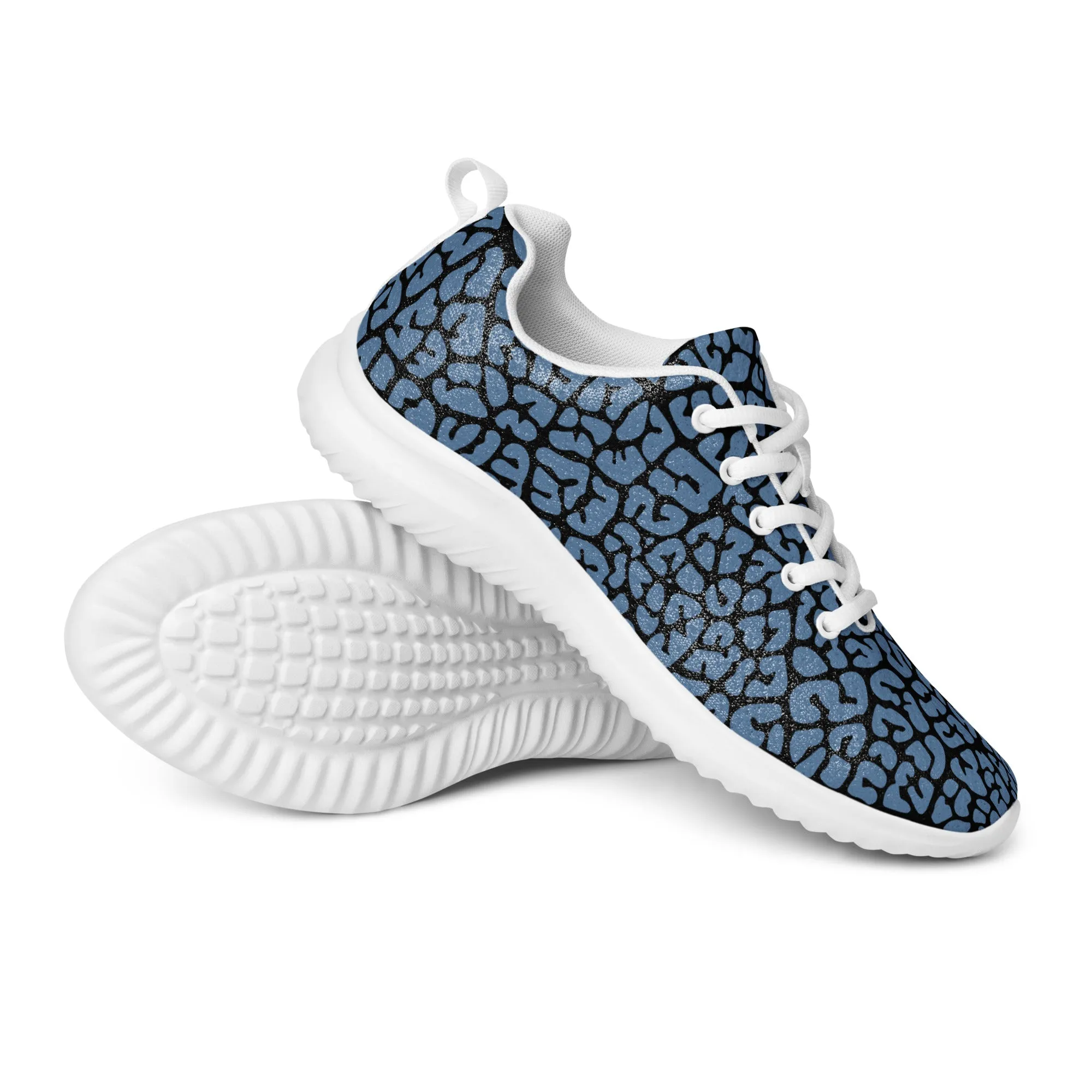 Dusky Crackle Pattern Athletic Shoes
