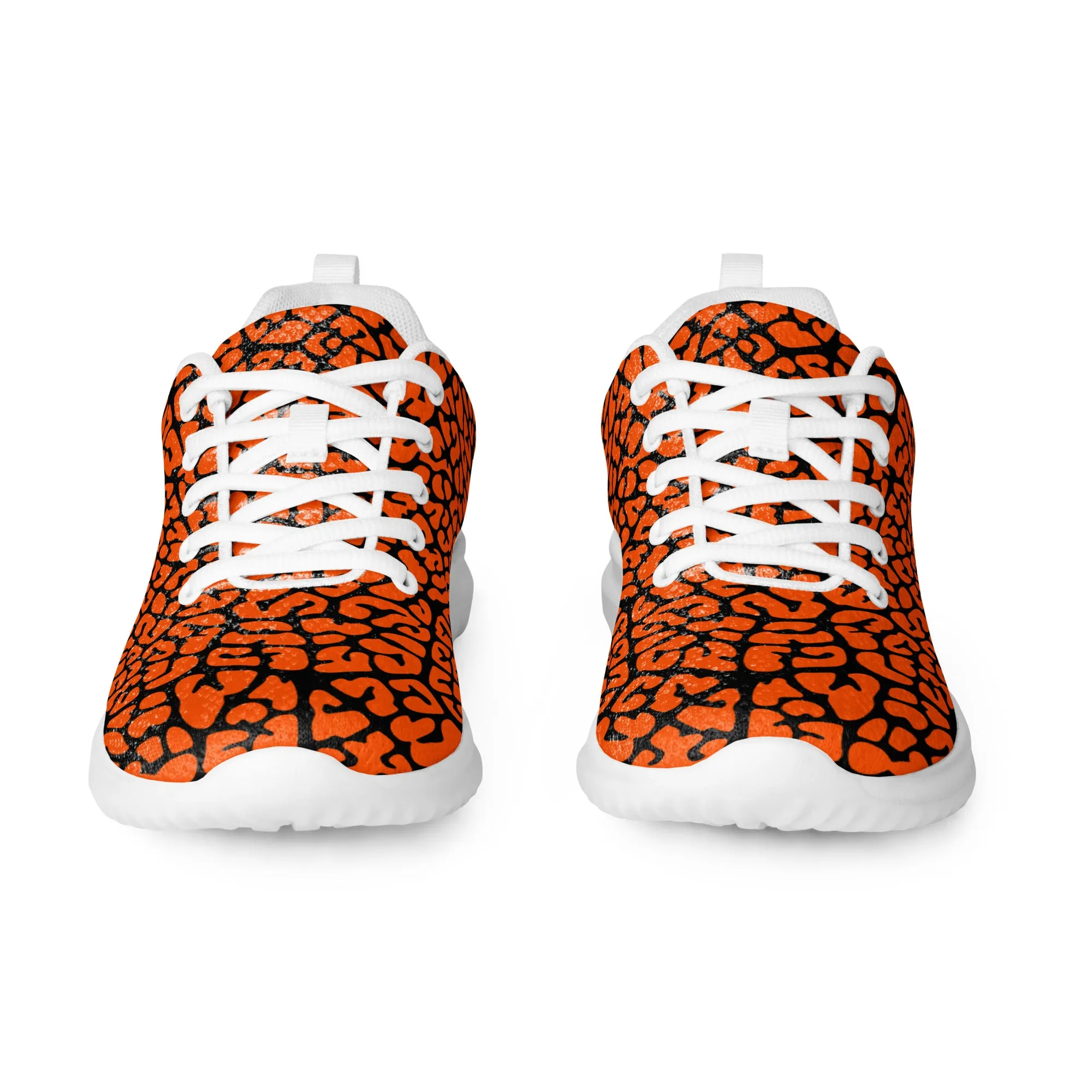 Dusky Crackle Pattern Athletic Shoes
