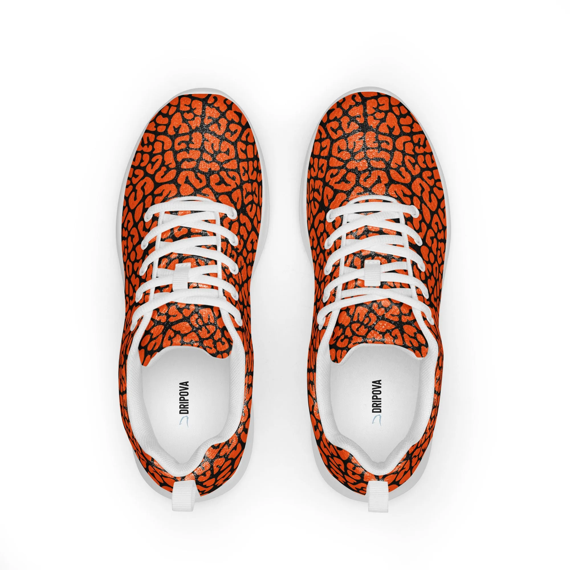 Dusky Crackle Pattern Athletic Shoes