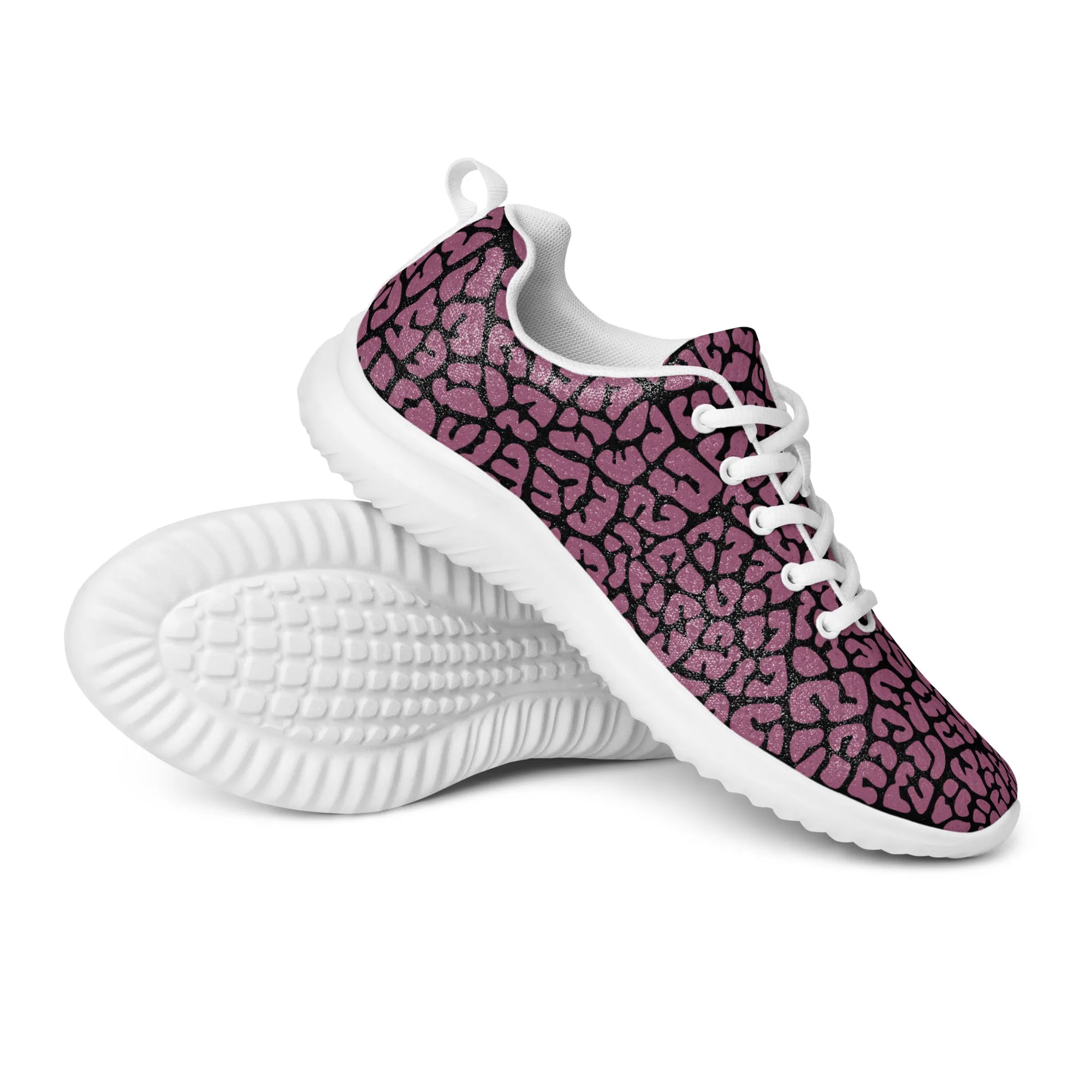 Dusky Crackle Pattern Athletic Shoes