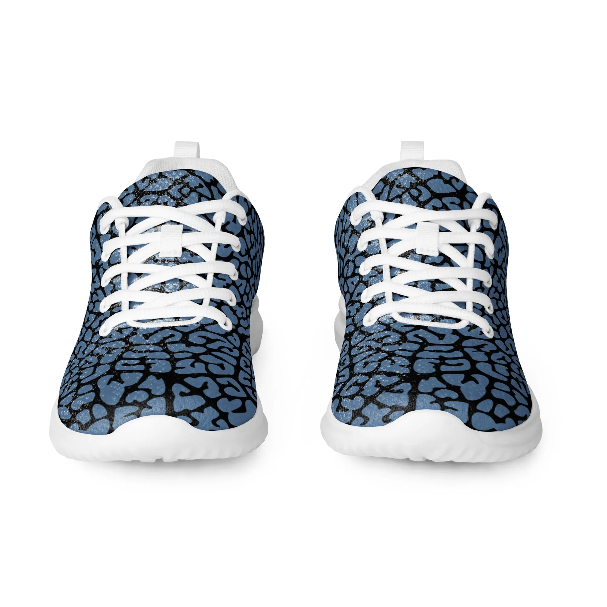 Dusky Crackle Pattern Athletic Shoes