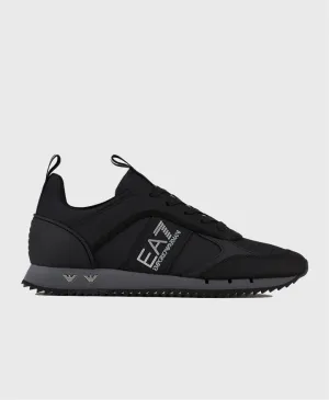 EA7 Emporio Armani X8X027 Woven Trainers Black / Irongate