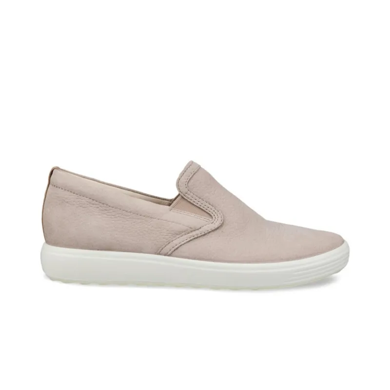 Ecco Women's Soft 7 Slip-On - Grey Rose
