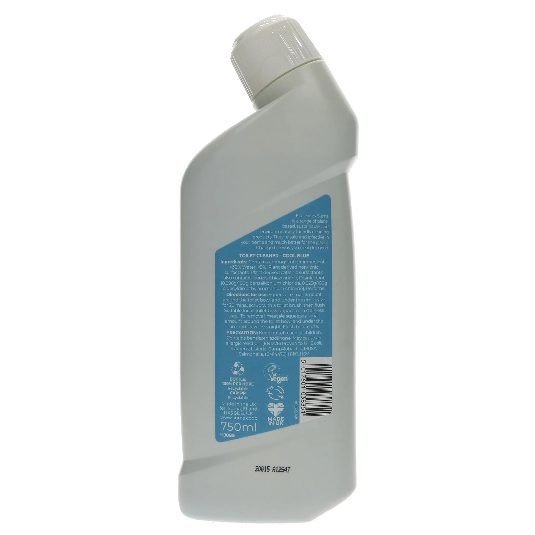 Ecoleaf | Toilet Cleaner - Cool Blue | 750ml