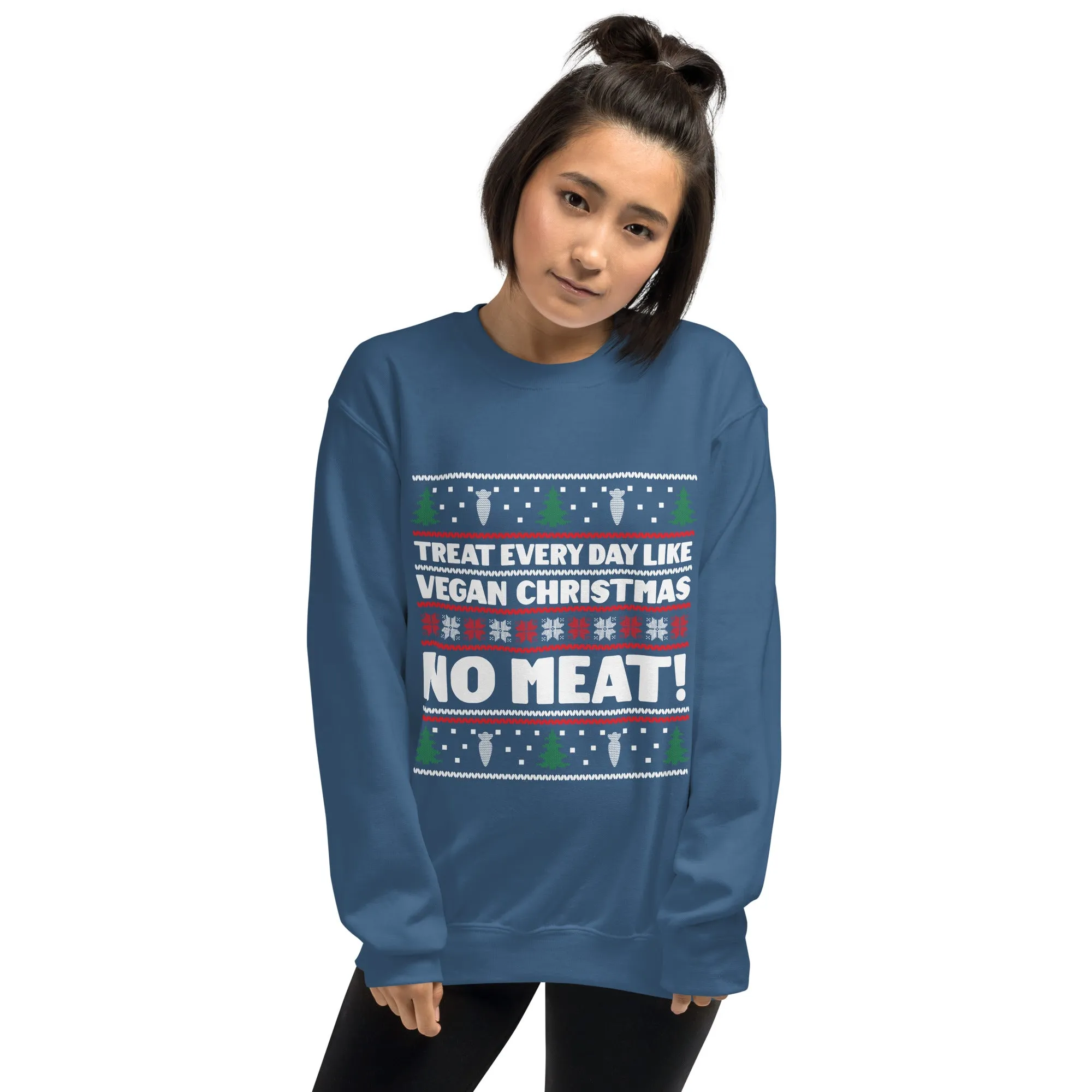 Everyday Like Vegan Christmas Unisex Sweatshirt