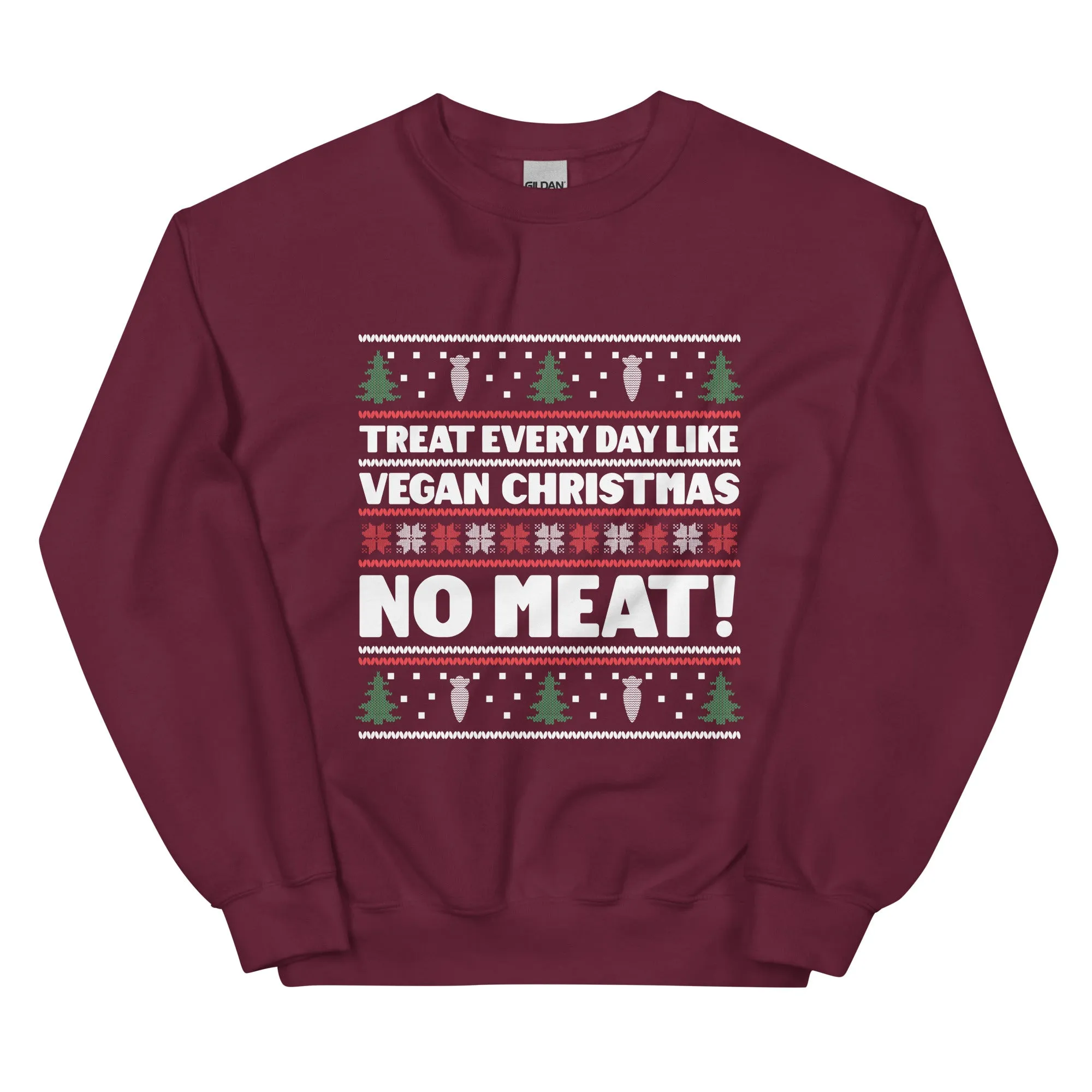 Everyday Like Vegan Christmas Unisex Sweatshirt
