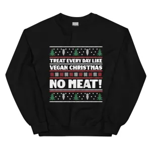Everyday Like Vegan Christmas Unisex Sweatshirt