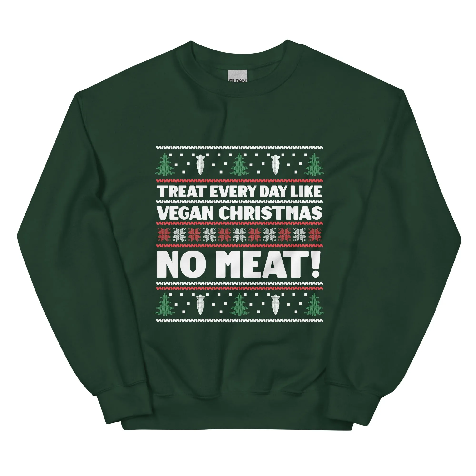 Everyday Like Vegan Christmas Unisex Sweatshirt
