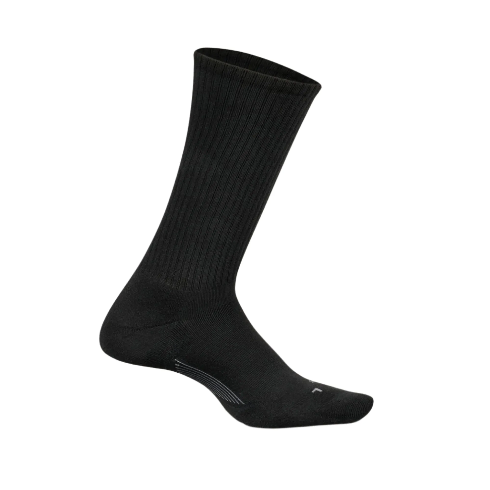 Feetures Mens Everyday Casual Rib Cushion Crew Socks