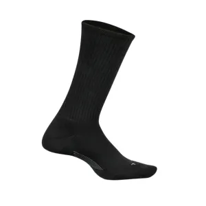 Feetures Mens Everyday Casual Rib Cushion Crew Socks