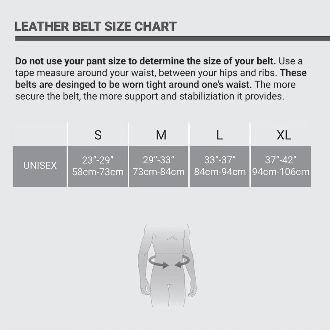 Harbinger Padded Leather Belt 4 Inch
