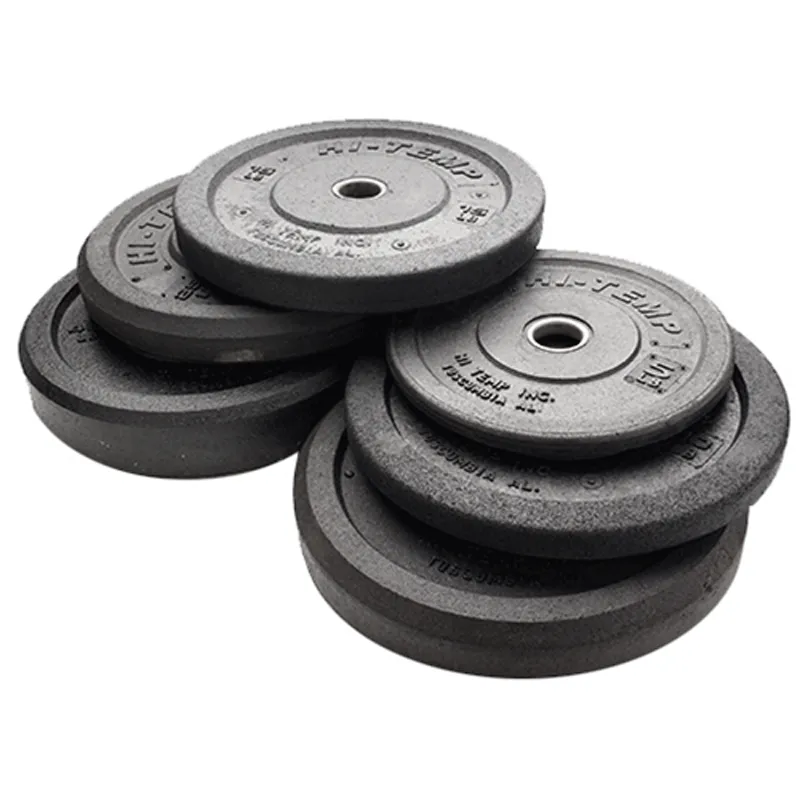 Hi-Temp | Bumper Plates - Black - Pounds