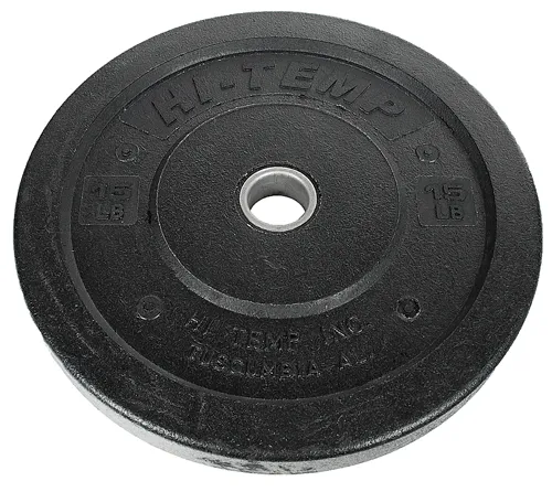 Hi-Temp | Bumper Plates - Black - Pounds