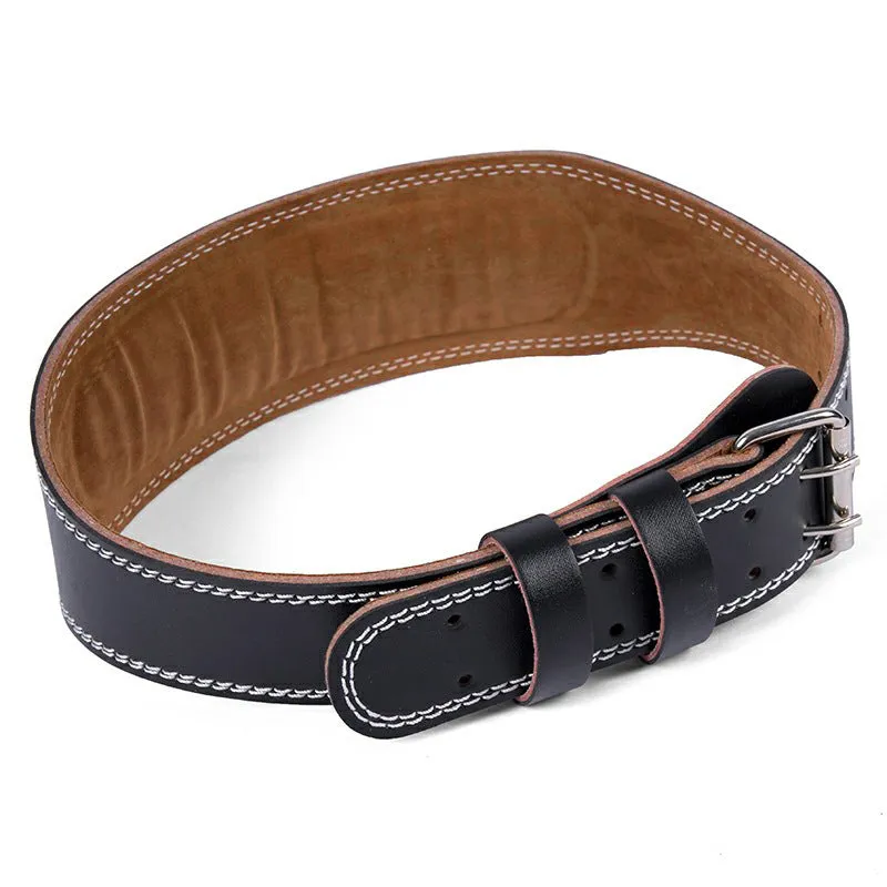 High Quality Waist Support Belt for Weightlifting – PU Leather Sports Safety Belt for Deep Squats, Hard Pulls, Fitness Protection, Adjustable Gym Back Support Belt for Training and Injury Prevention