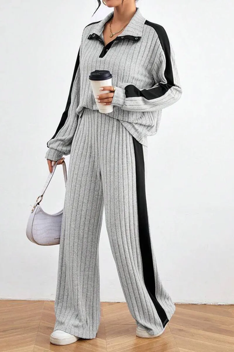 HUR1160 Ribbed Lounge Set