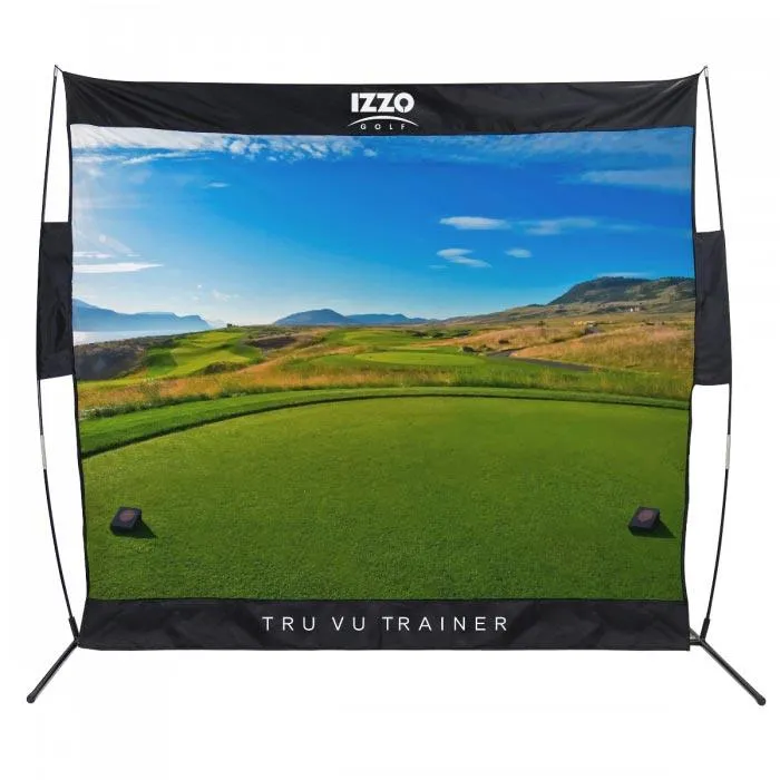 Izzo Golf Tru Vu Trainer Hitting Net Links Course (A43510)