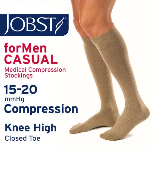JOBST forMen Casual 30-40mmHg Knee High Socks