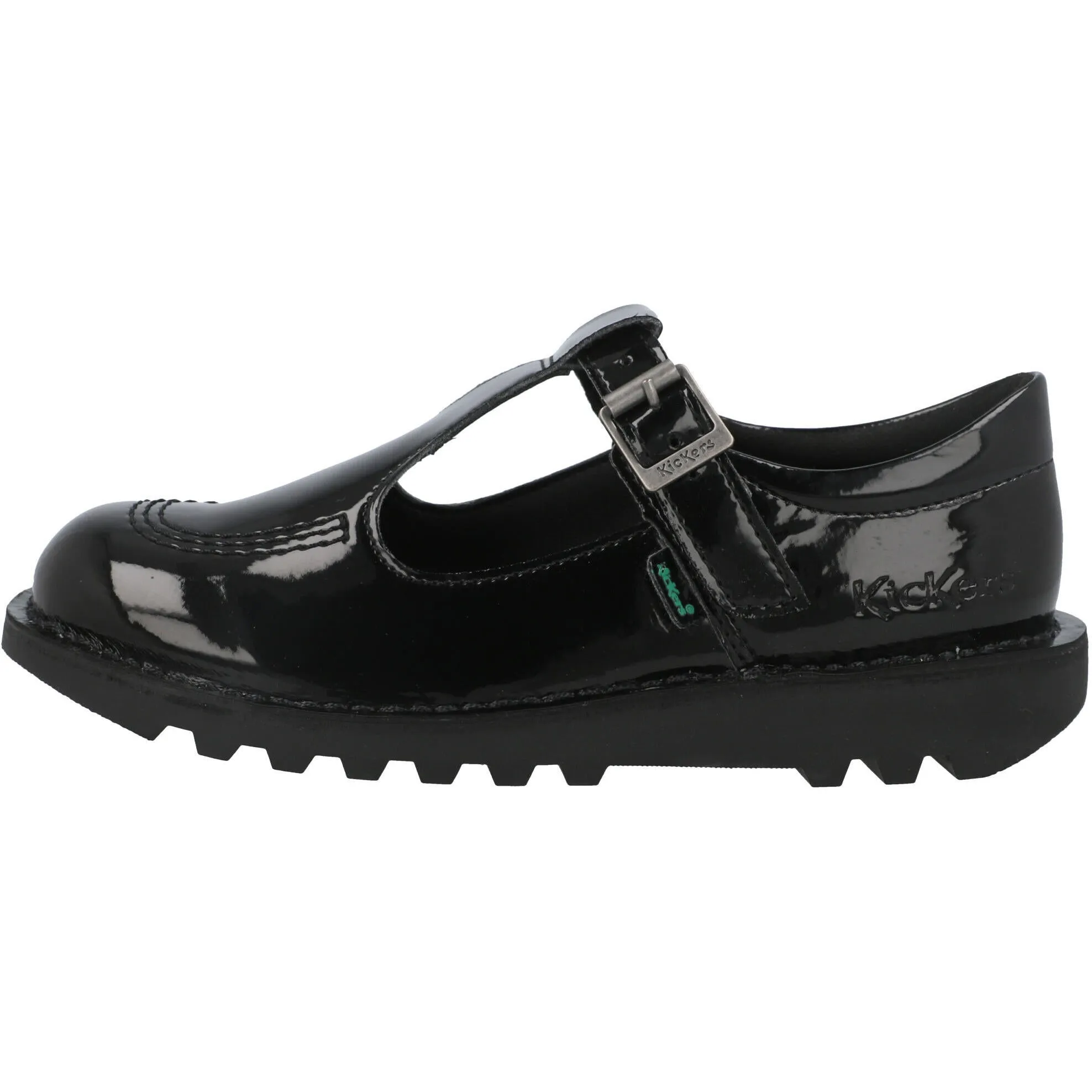 Kickers Kick T Vegan Black School Shoes