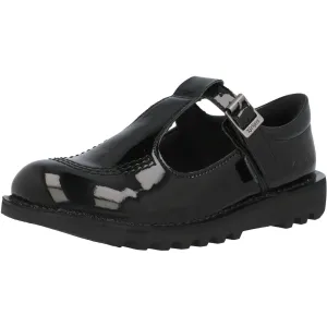 Kickers Kick T Vegan Black School Shoes