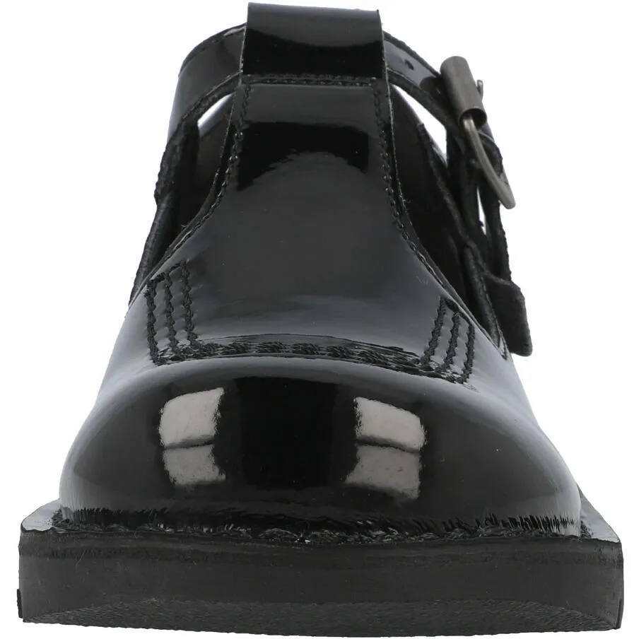 Kickers Kick T Vegan Black School Shoes