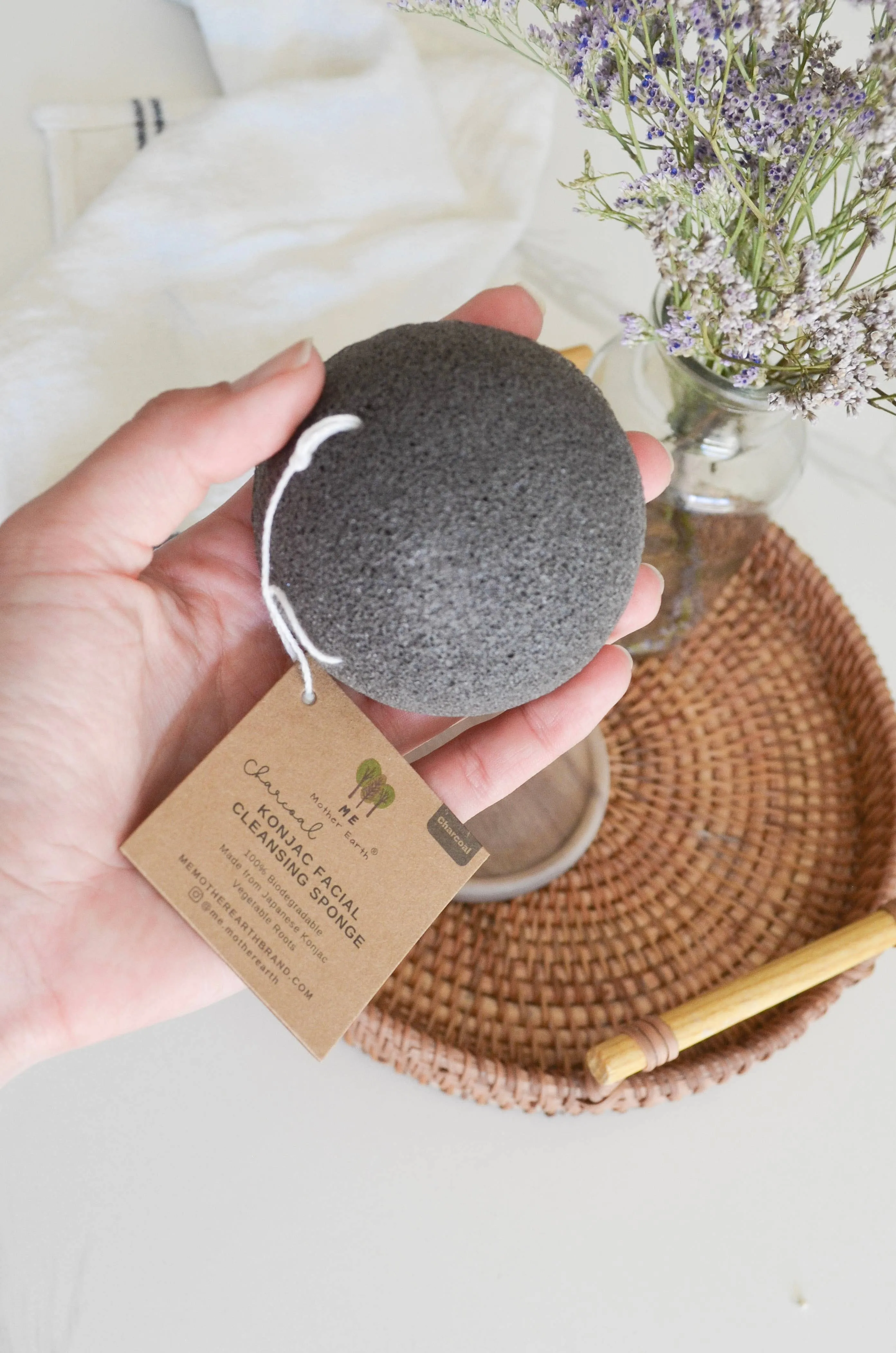 Konjac Sponge Biodegradable  | Zero Waste | Vegan Skincare
