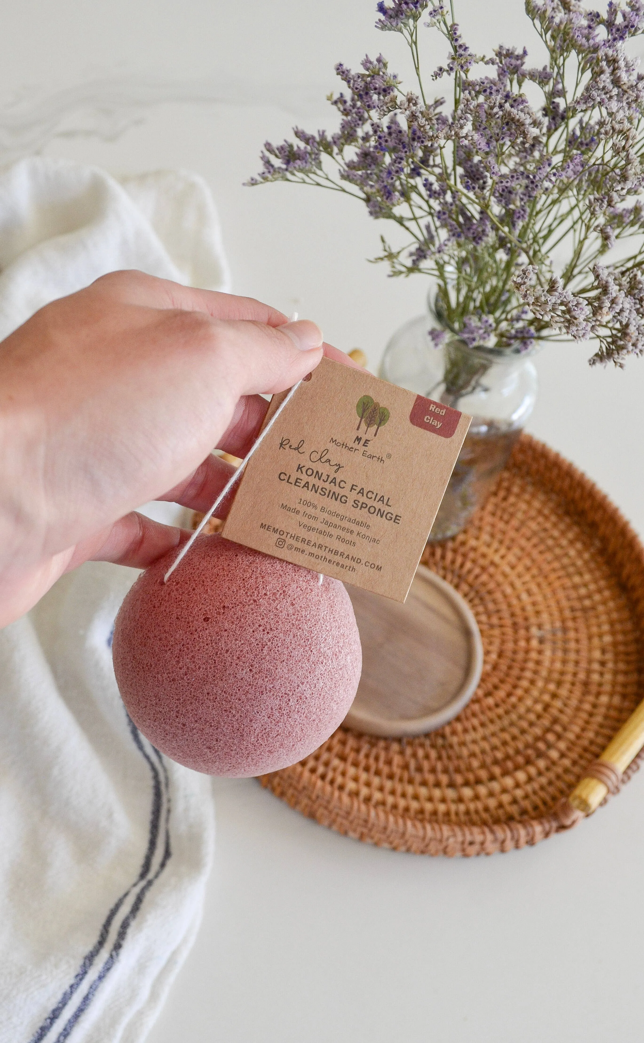 Konjac Sponge Biodegradable  | Zero Waste | Vegan Skincare