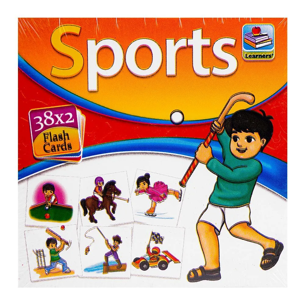 Learners Flash Cards Small Sports