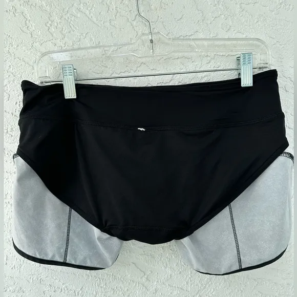 Lululemon Speed Short 2.5” Fairisle Multi Black Size 6