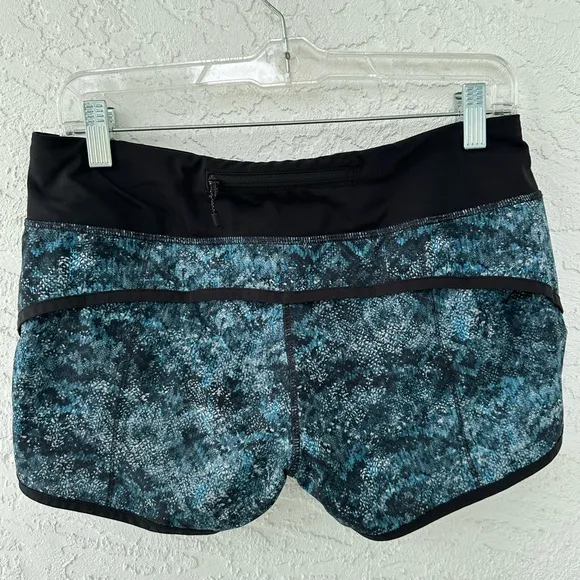 Lululemon Speed Short 2.5” Fairisle Multi Black Size 6