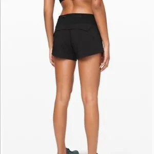 Lululemon Speed Up Short 2.5&quot; Black Sz 8