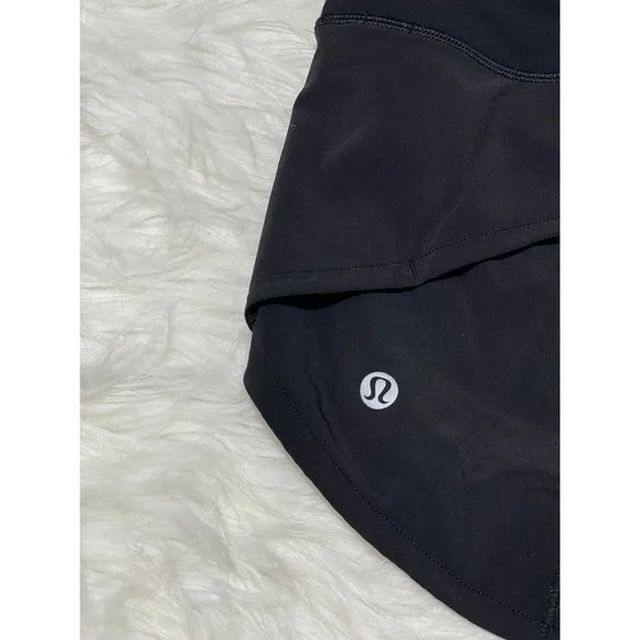Lululemon Speed Up Short 2.5&quot; Black Sz 8