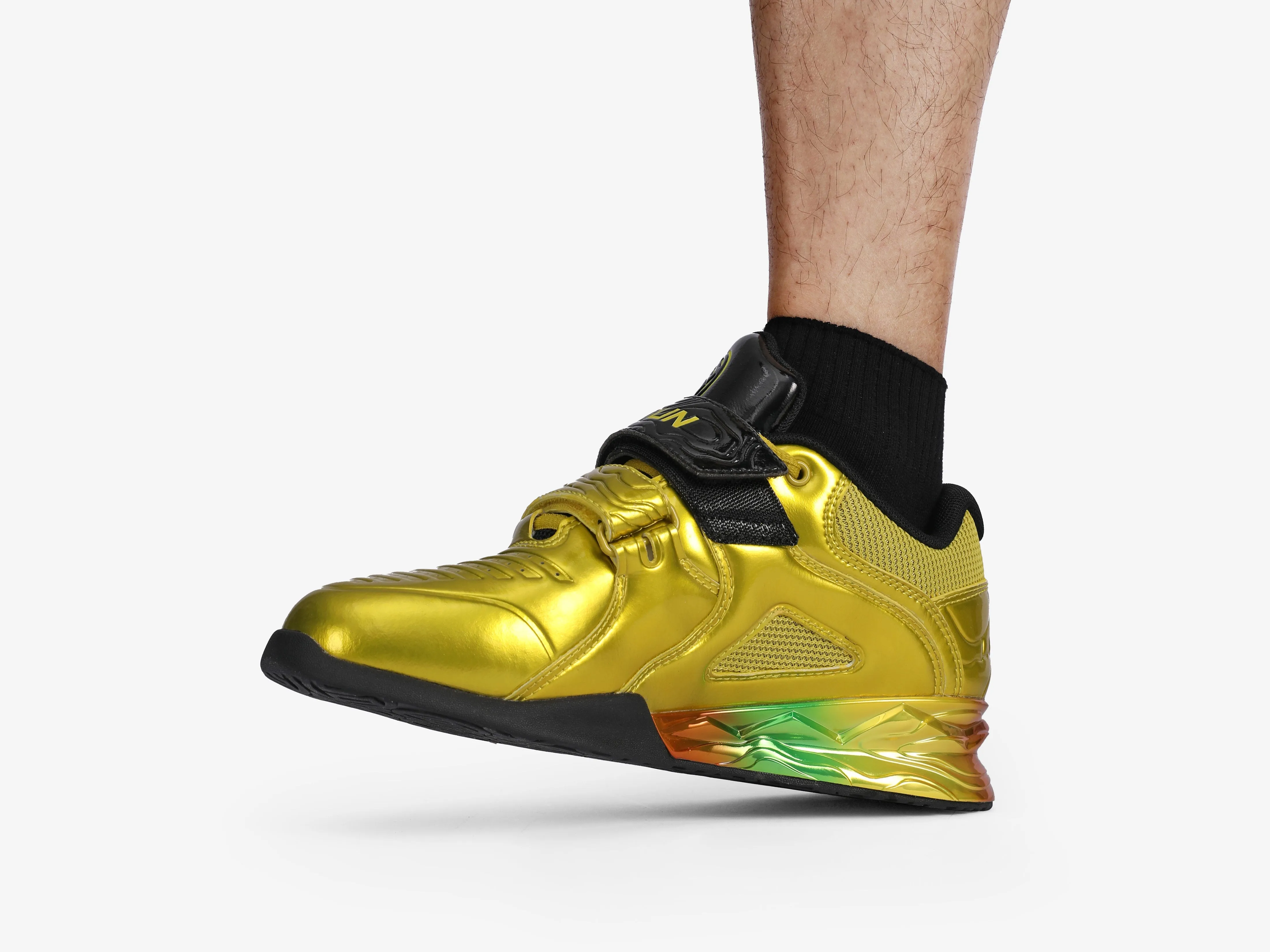 LUXIAOJUN Champion PowerPro Weightlifting Shoes (Golden)