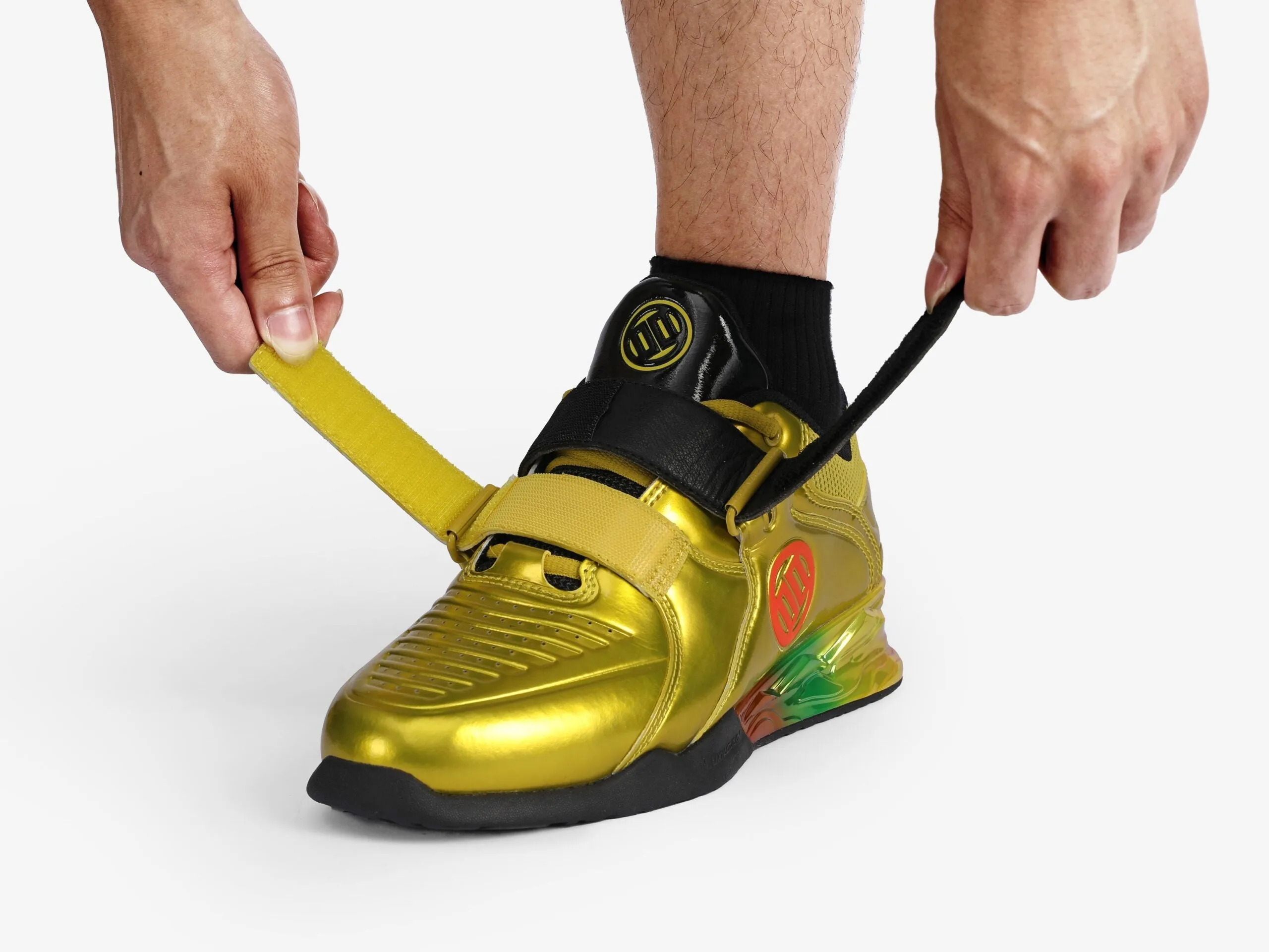 LUXIAOJUN Champion PowerPro Weightlifting Shoes (Golden)