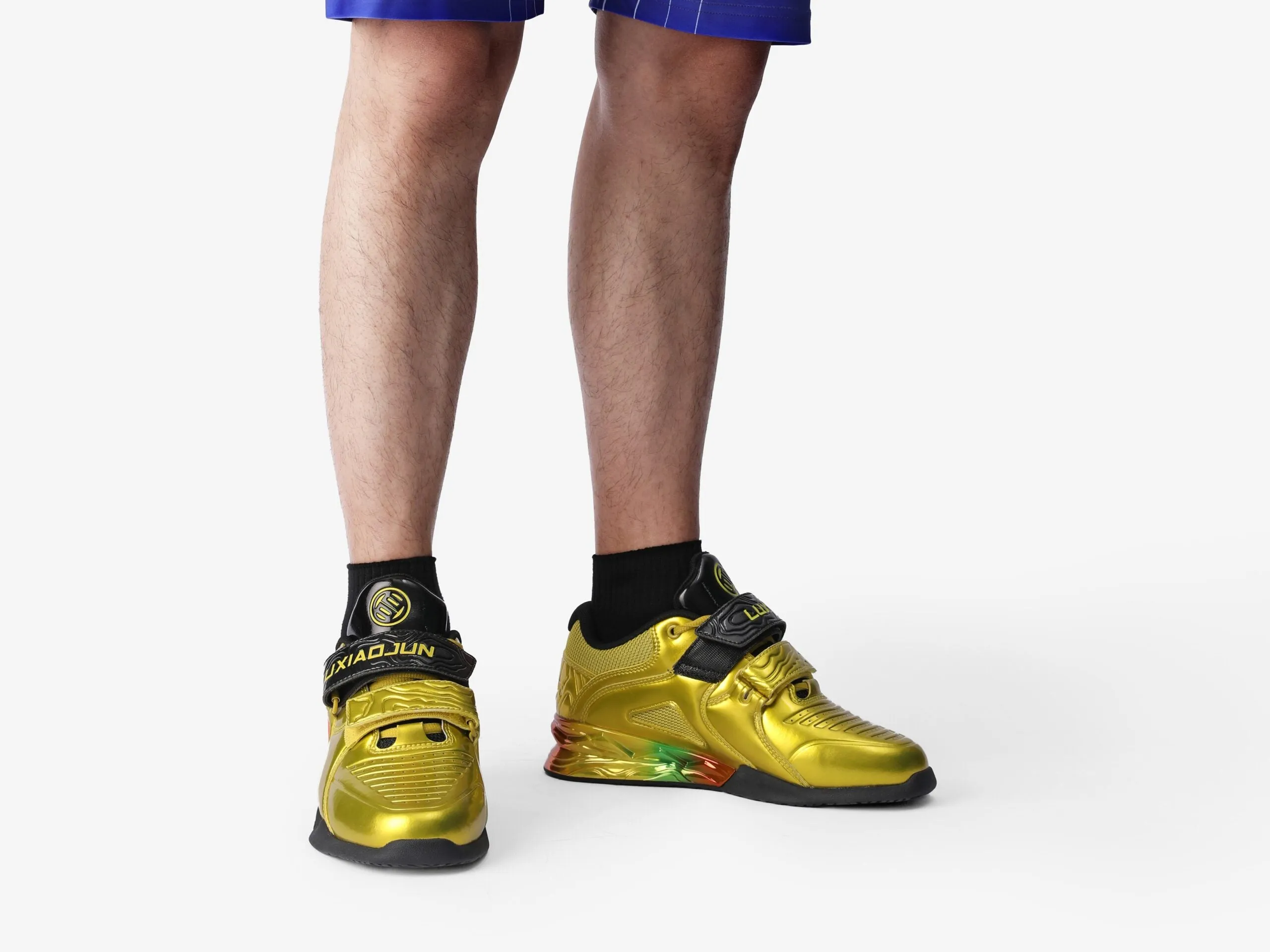 LUXIAOJUN Champion PowerPro Weightlifting Shoes (Golden)