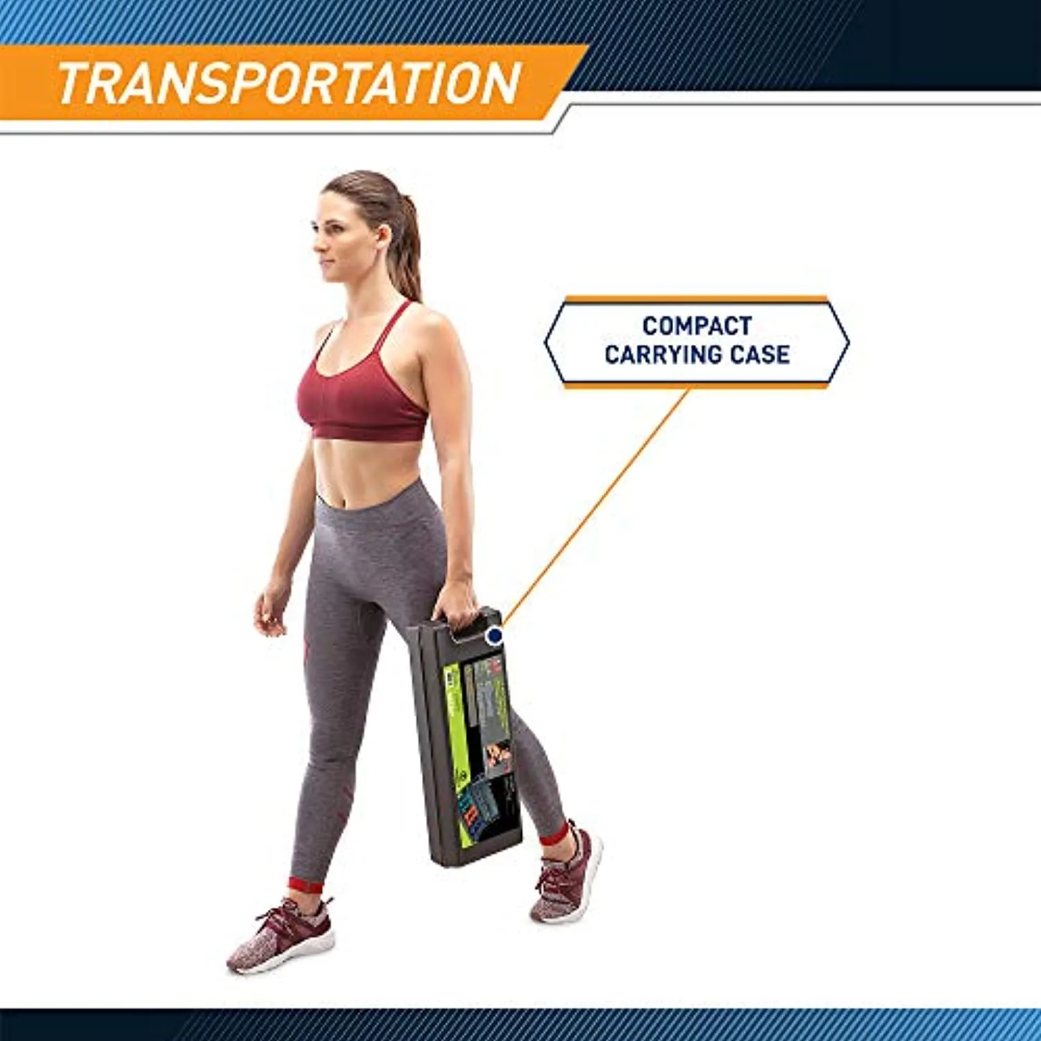Marcy Neoprene Dumbbell Set (3 Pairs) with Carrying Case NDS-21.1